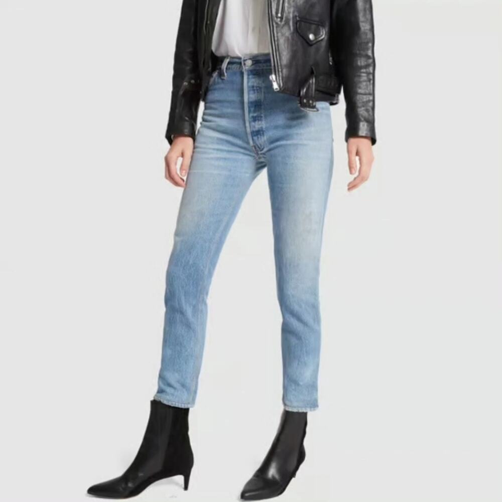 NWT RE/DONE Levi's High Rise Ankle Crop Jeans